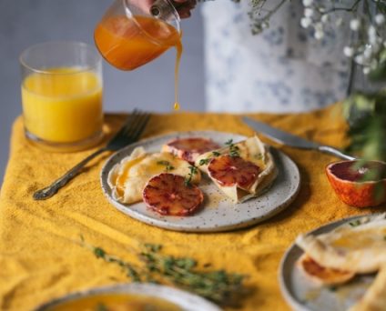 Blood Orange Crepe Suzette